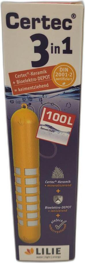 Lilie Wasserentkeimung Certec 3 in 1 keimentziehend ohne Silber 100 Liter