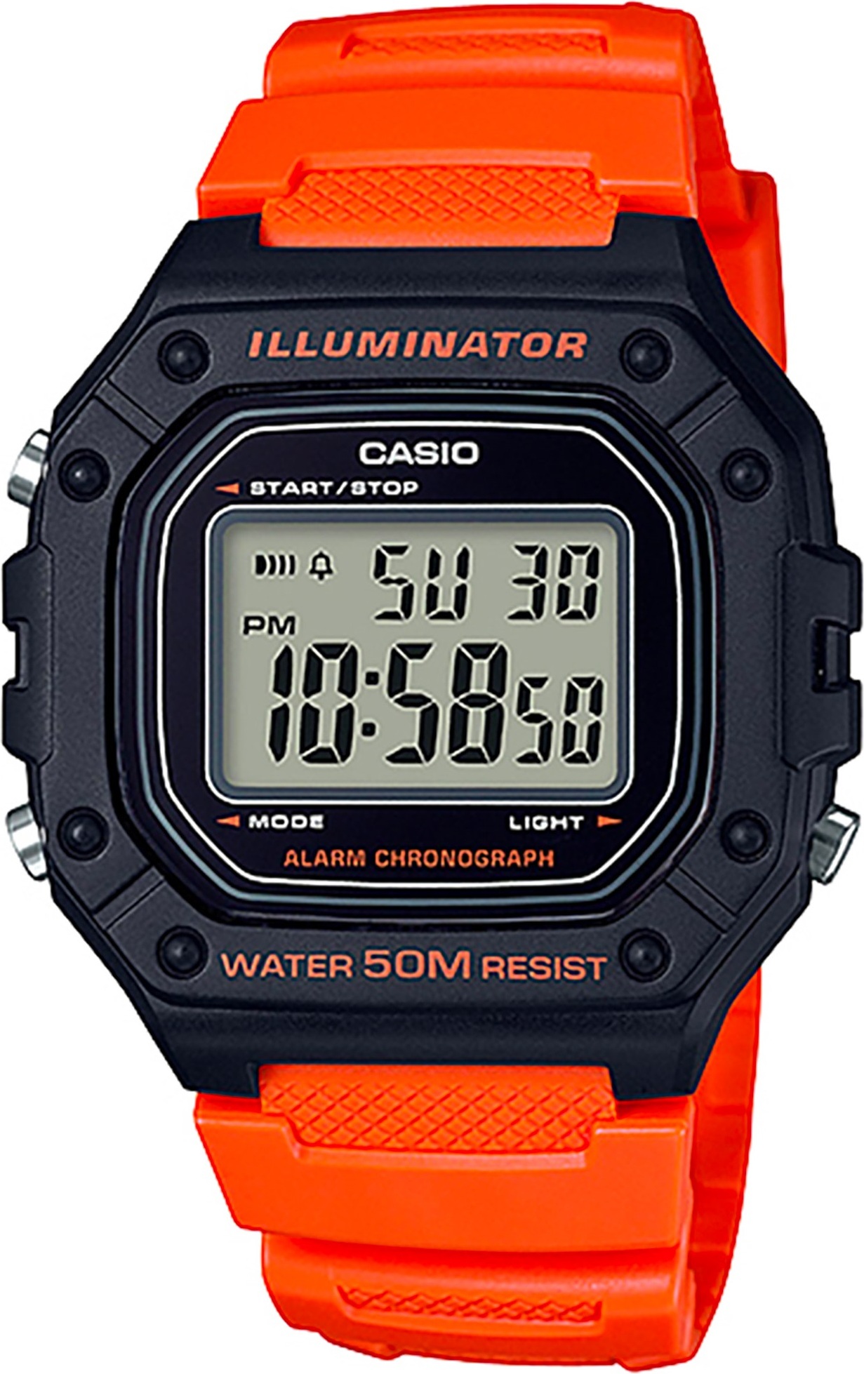 Casio Pánske digitálne hodinky Oceanfrontrosssevain oranžová One size