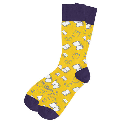 Molom.pl Socken voller Bücher 42/46