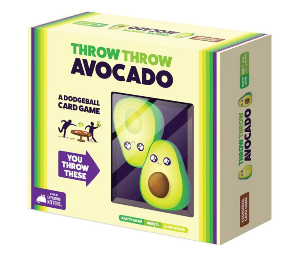 Exploding Kittens LLC Throw Throw Avocado Kartenspiel EKTTACORE1