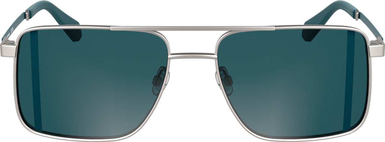 Calvin Klein Herren Sonnenbrille Silber CKJ25201S_AG016