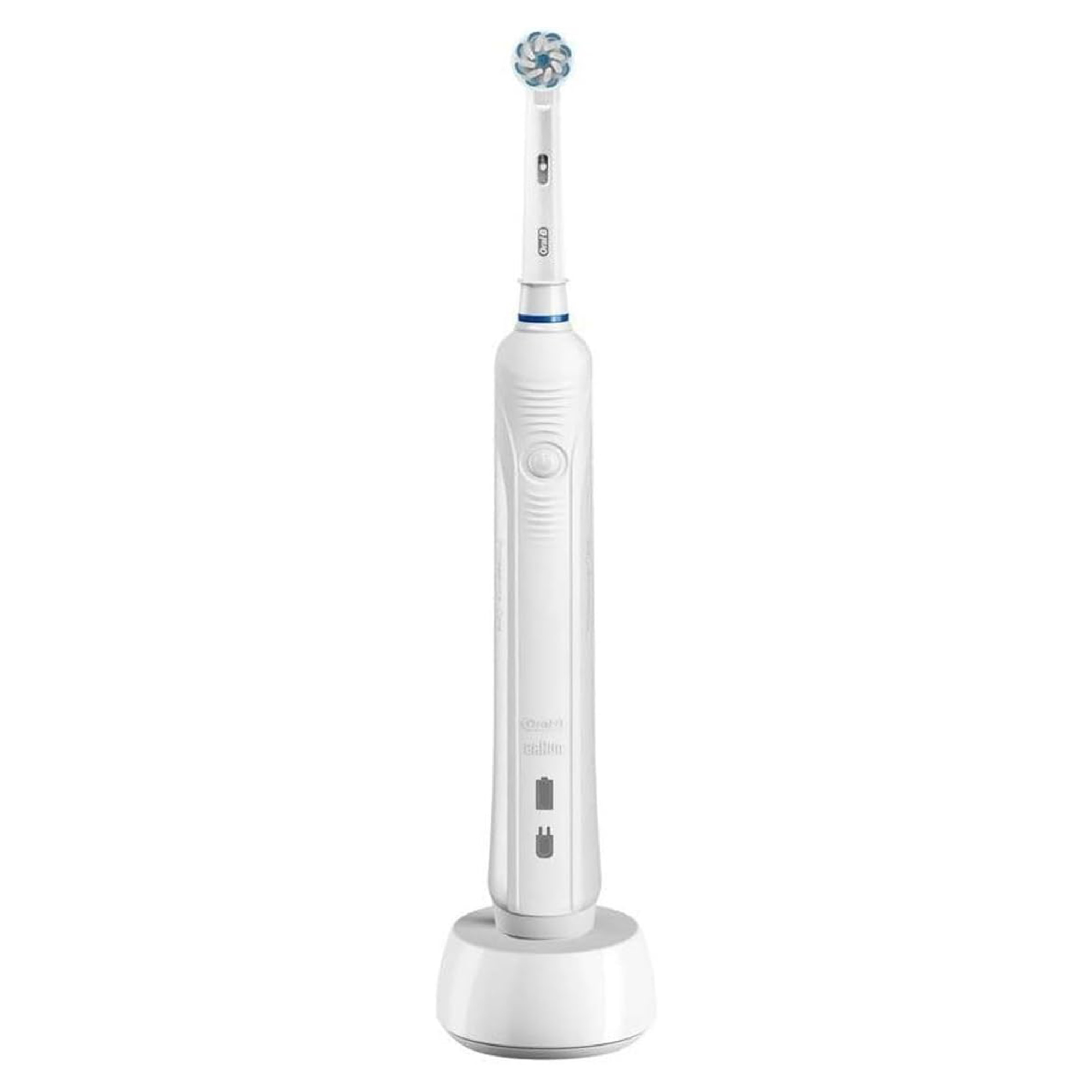 Oral-B PRO 700 Sensi Ultrathin, Dospelý, Rotujúco-oscilačná zubná kefka, Denná starostlivosť, Modrá, 8800 pohybov za minútu, 4 x 30 sec