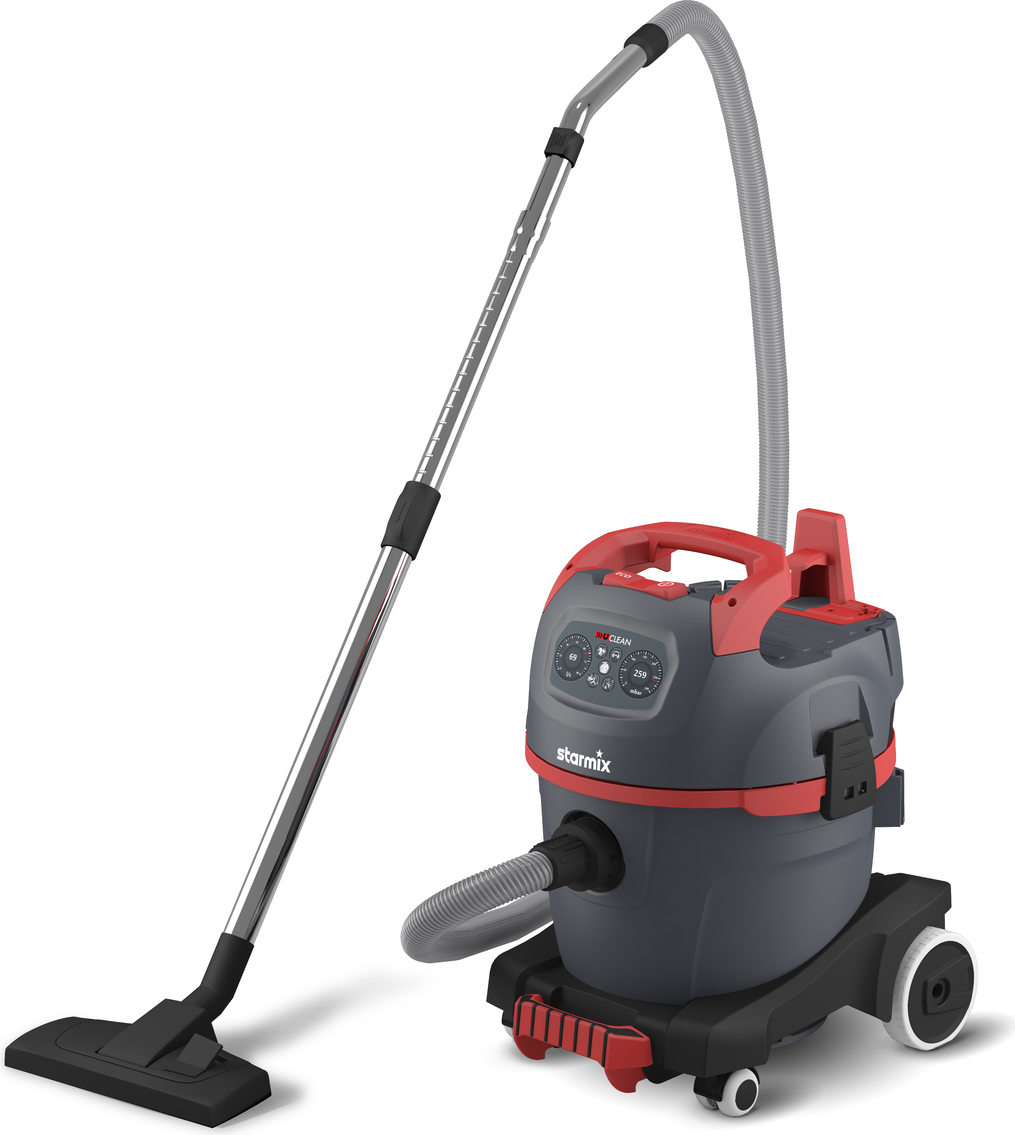 [Starmix 4011240016269] Vysávač Starmix uClean LD-1420 HMT, vysoko univerzálny vysávač na mokré a suché vysávanie pre flexibilné použitie (1400 W, 20 l)