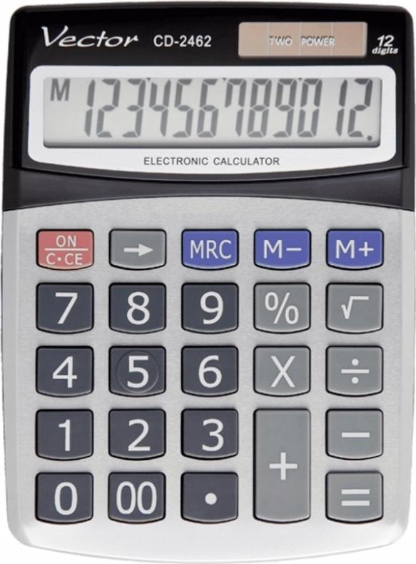 Kalkulator biurowy Vector KAV CD-2462