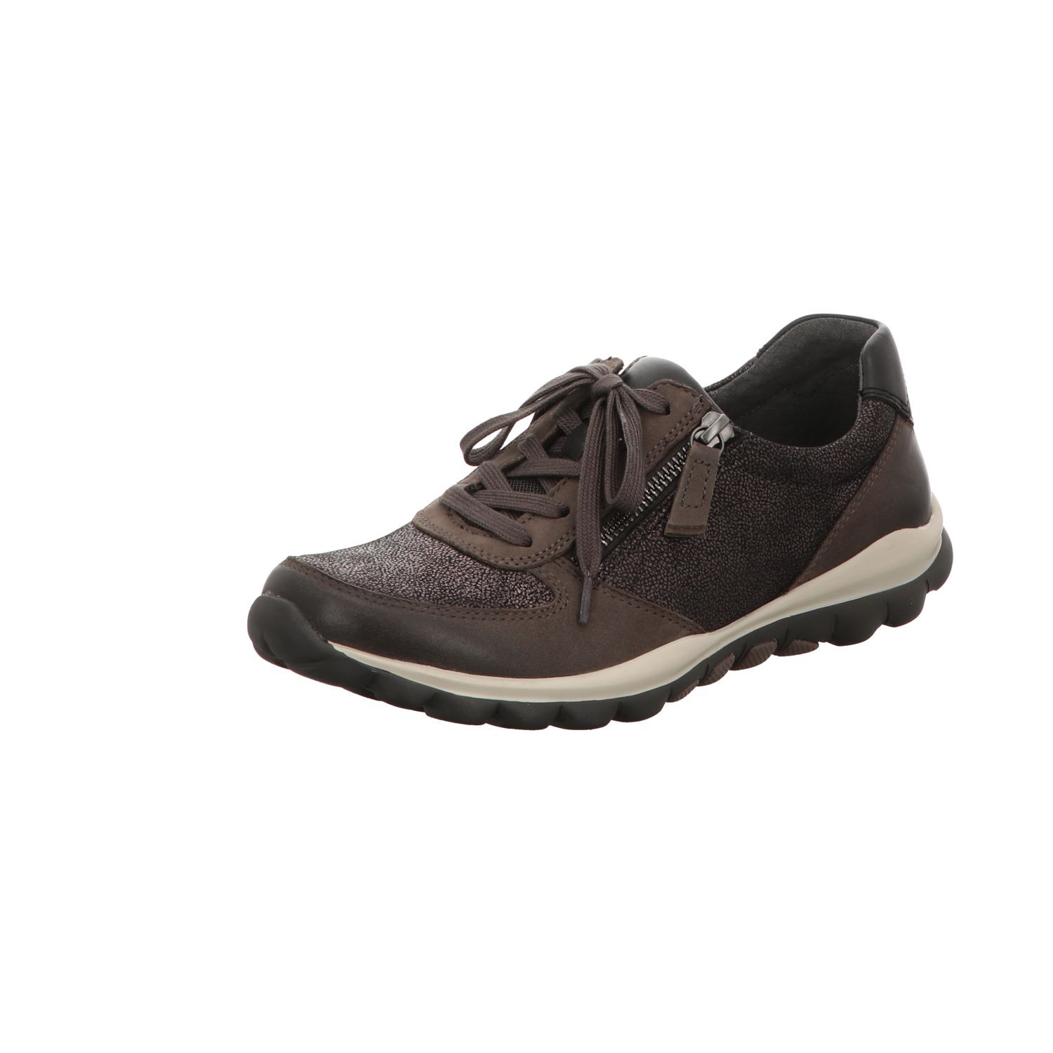 NEU Gabor Comfort Damen Sneaker in braun-kombiniert aus DianaPerl./NubukOil 36.968.65