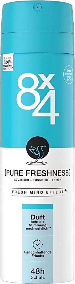 8x4 8 x 4 Deospray - Nr.19 Pure Frische - Deodorant - Erfrischender Duft - 150 ml - 1 Stück 872141