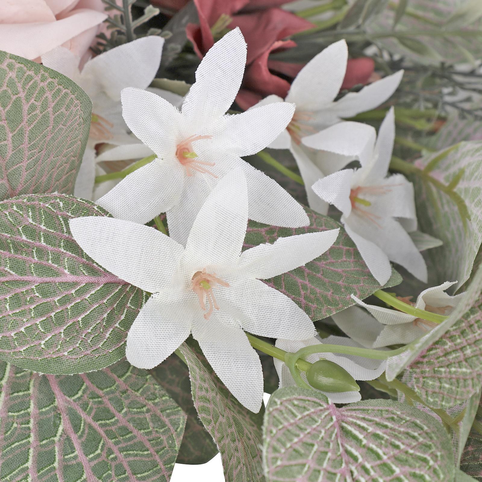 Gistuch Europäisches Willkommensschild, 76cm Rosa und Orchidee Ölgrün, Tür- und Fenstersturzdekoration,