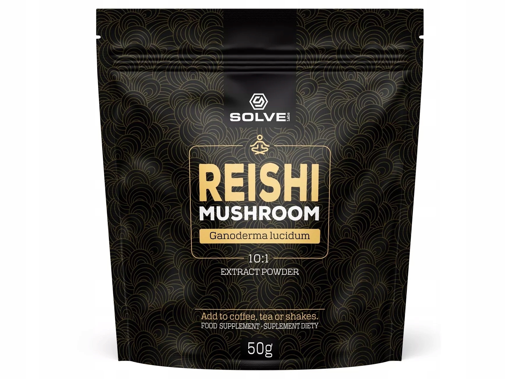 SolveLabs Reishi (Ganoderma Lucidum) 10:1 50g Pulver