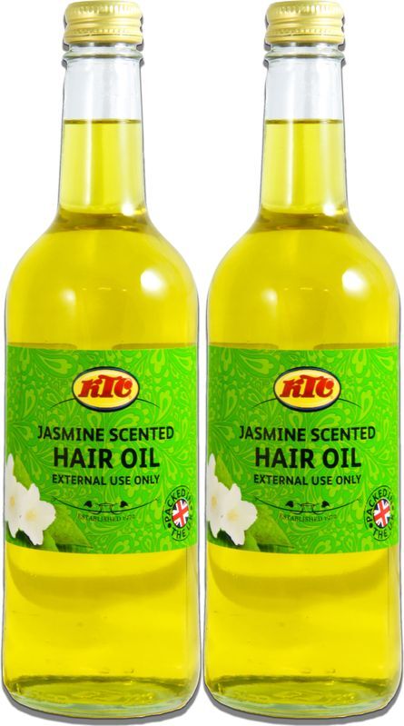[ 2x 500ml ] KTC Jasmin Haaröl / Haarpflege / Jasmin Parfum Öl / JASMINE SCENTED HAIR OIL 1896-A2