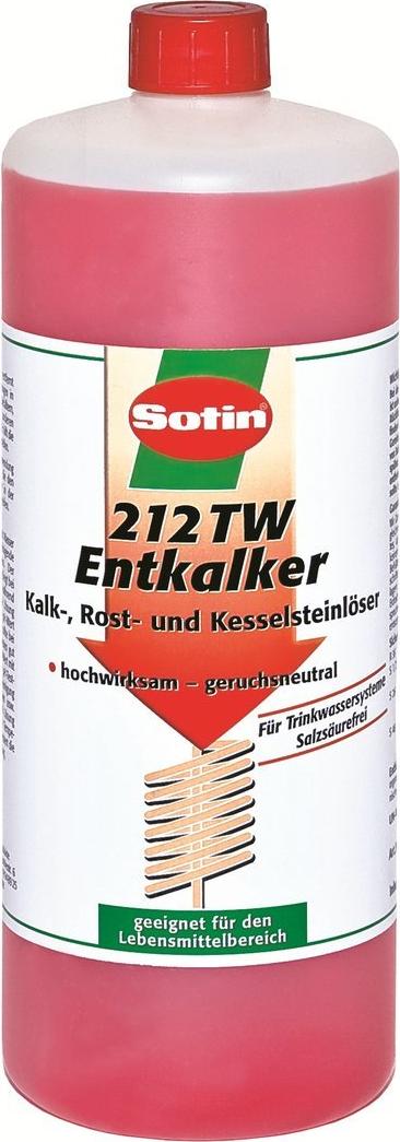 Sotin Entkalker-Konzentrat 212 salzsäurefrei 1 Liter TSEK1