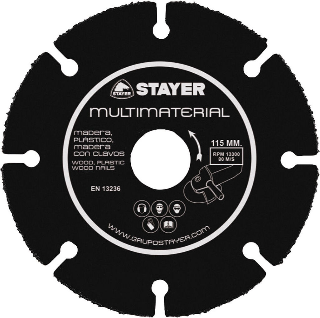 Trennscheibe Stayer Ø115 x 22,2 mm Alle Arten von Materialien