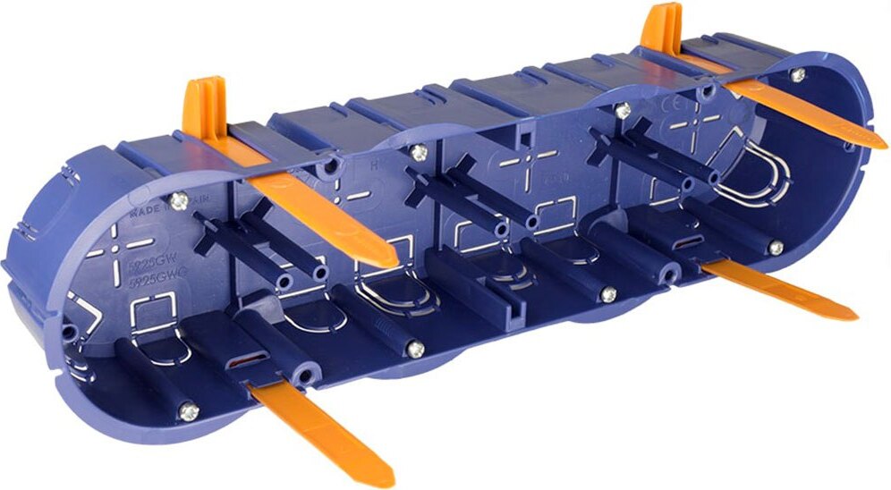 Solera Einbaudose Für Mechanismen 60120 281x68x46 Mm Blau Blau One Size