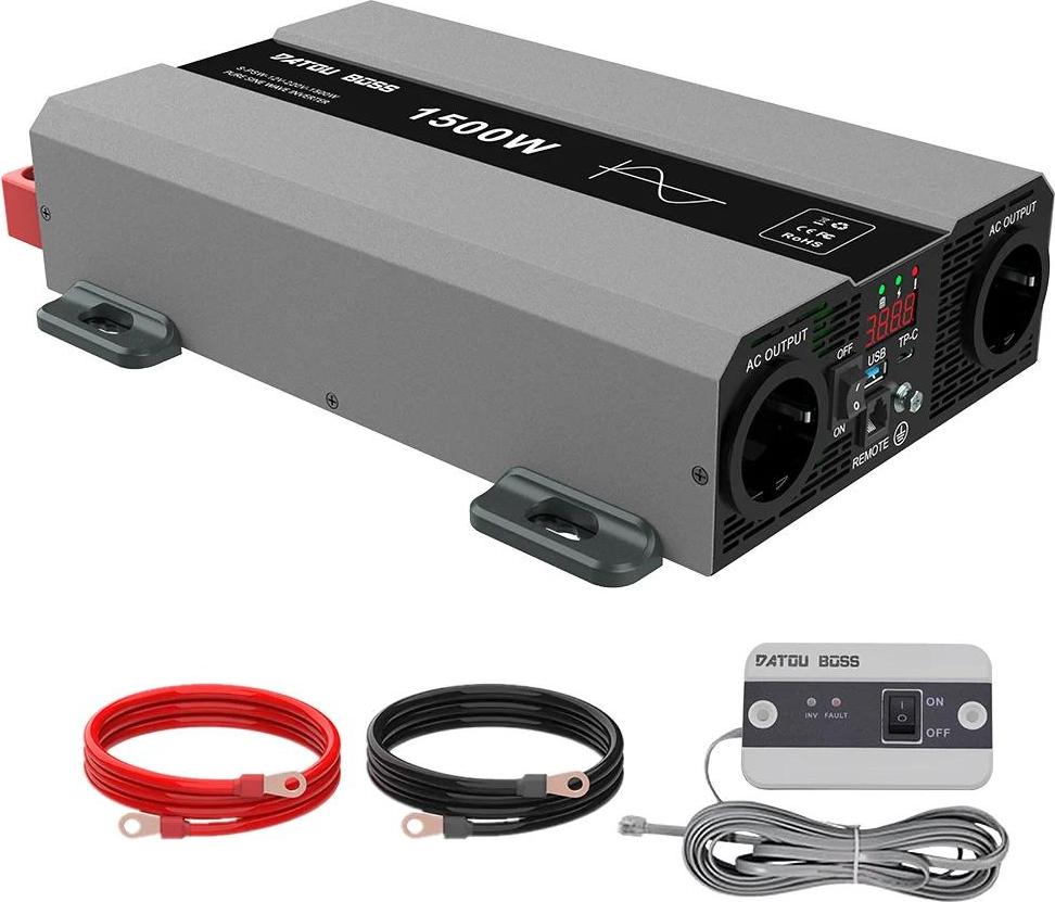 OEM Auto-Inverter, Reine Sinuswelle, 1500W Dauerleistung, 12V 1500W EU 2439
