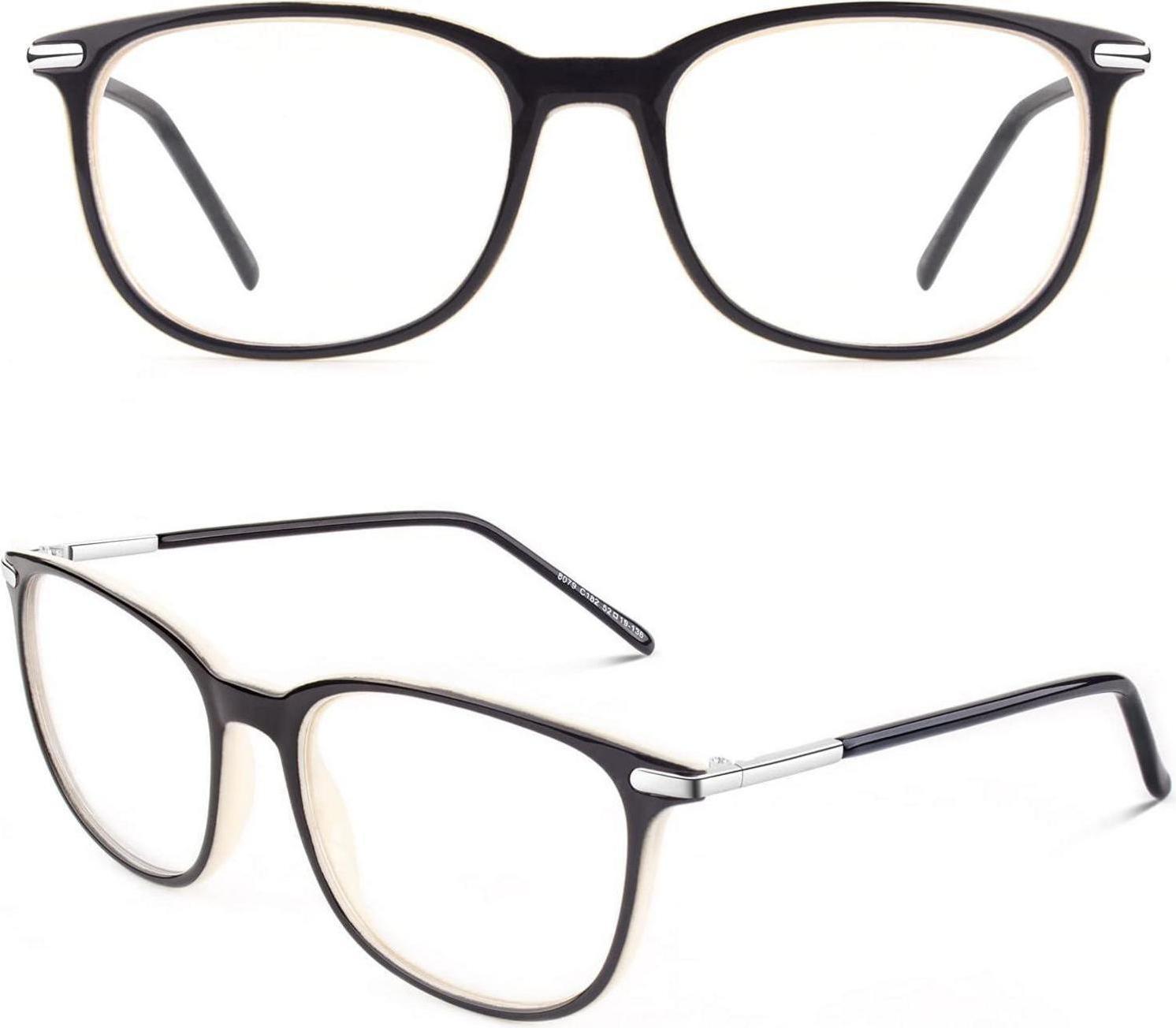 Sonstige Nerdbrille CGID CN79 Vintage Look ellipse Linsen 40er 50er Jahren