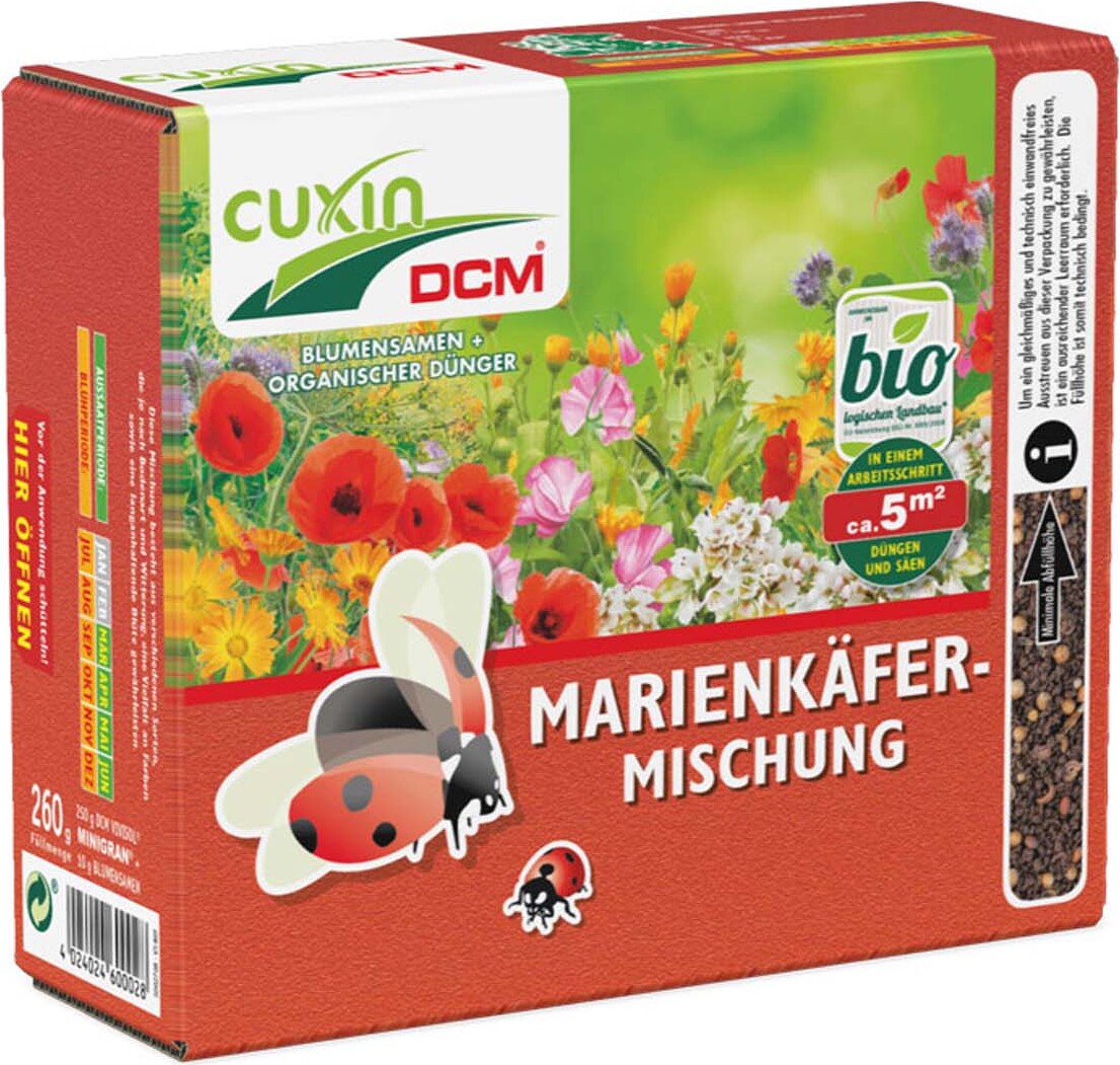 Cuxin Blumensamen Marienkäfer Mischung 260 g 60002