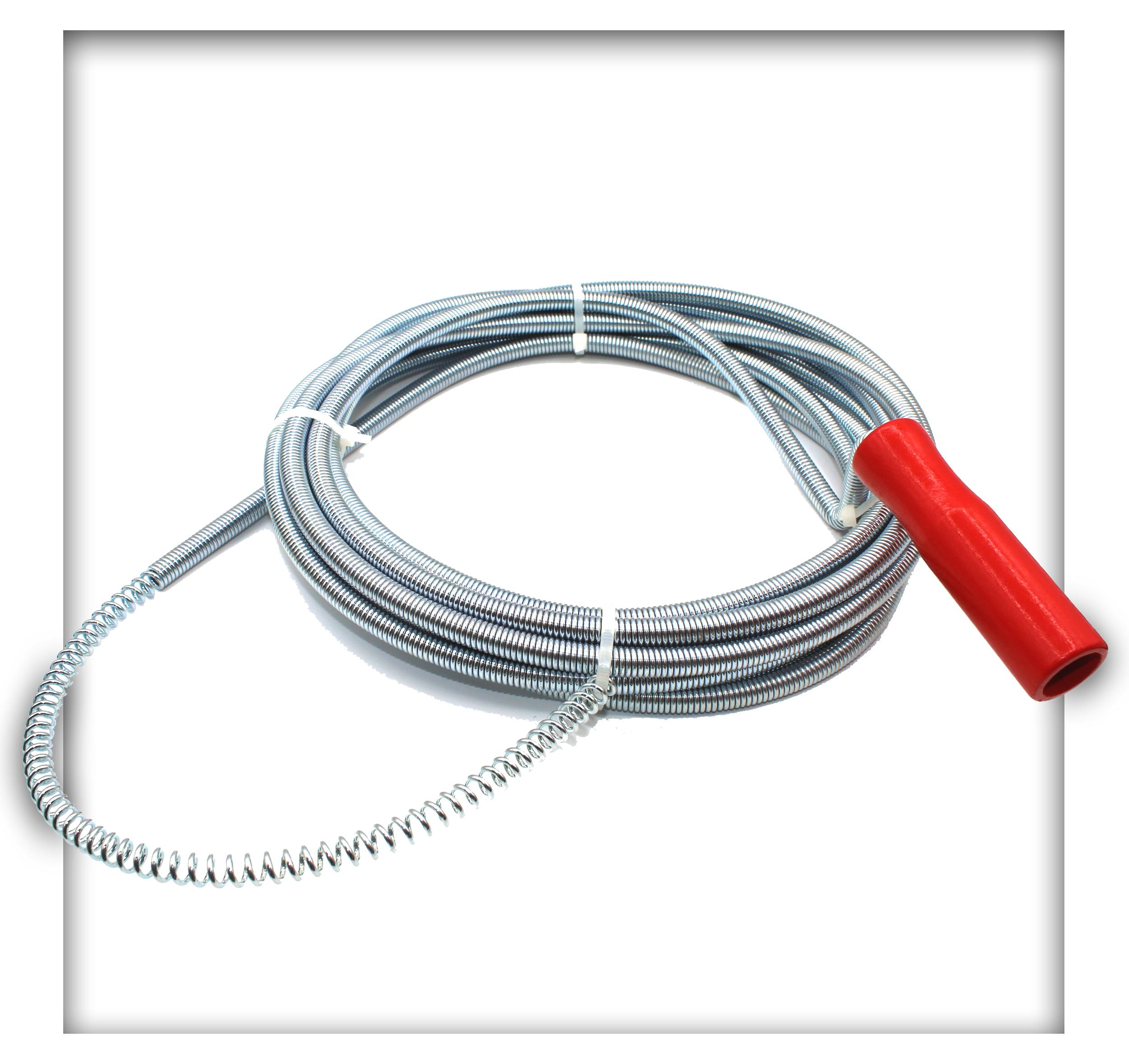 KIESKÖNIG Rohrspirale Rohrreinigungswelle Rohrreinigungsspirale Abflussreiniger L 5 m x 9 mm