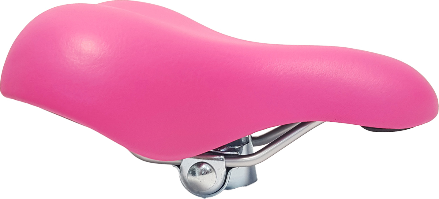 Fahrrad Sattel City Trekking Bike Lady Sitz DDK Beach Cruiser pink inkl. Kloben Mädchen Jugend Sattel