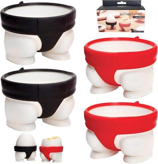 OEM Silicagel Eierdopjes Set - Herbruikbare Eierhouder - Geschmackvoll für Heim und Restaurant - 6 * 5.5 * 4cm 2026