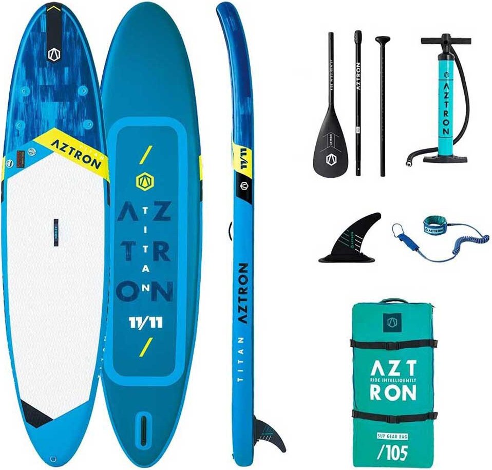 Aztron Titan 2.0 11´11´´ Aufblasbares Paddle-surf-set Blau 363.2 cm / 80 cm Blau 363.2 cm AZTRON5