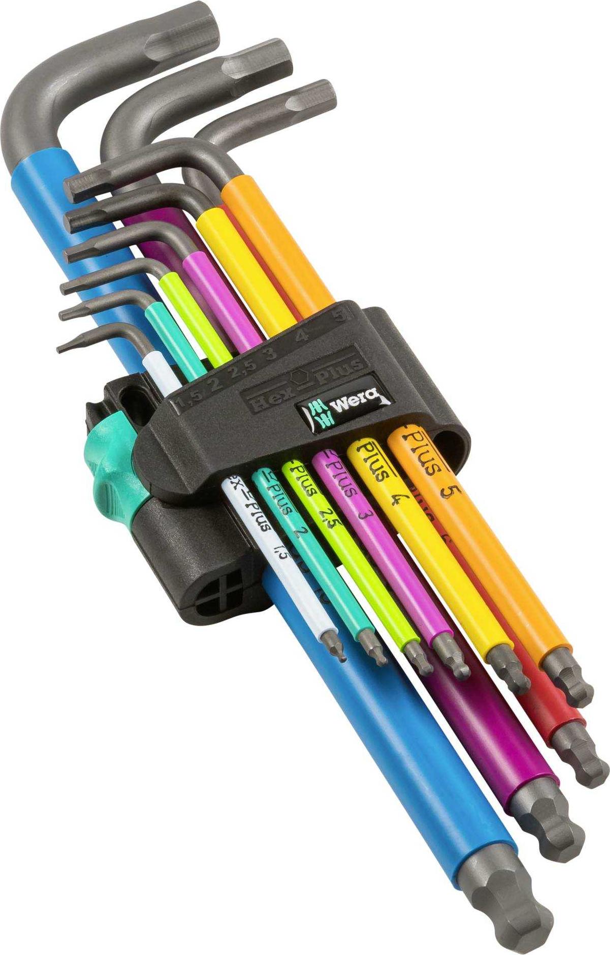 Wera Inbus Set Wera 950/9 Hex-Plus Inbusschlüssel-Set 9 Stk. | 05073593001