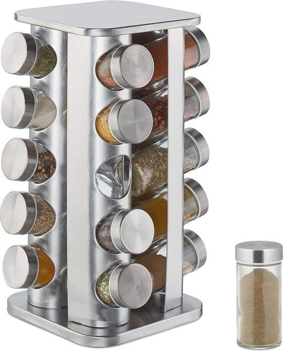 OEM Draußenausbaurechner aus Metall und Glas mit 20 Dosen - Kräutergarten-Organisator 2026