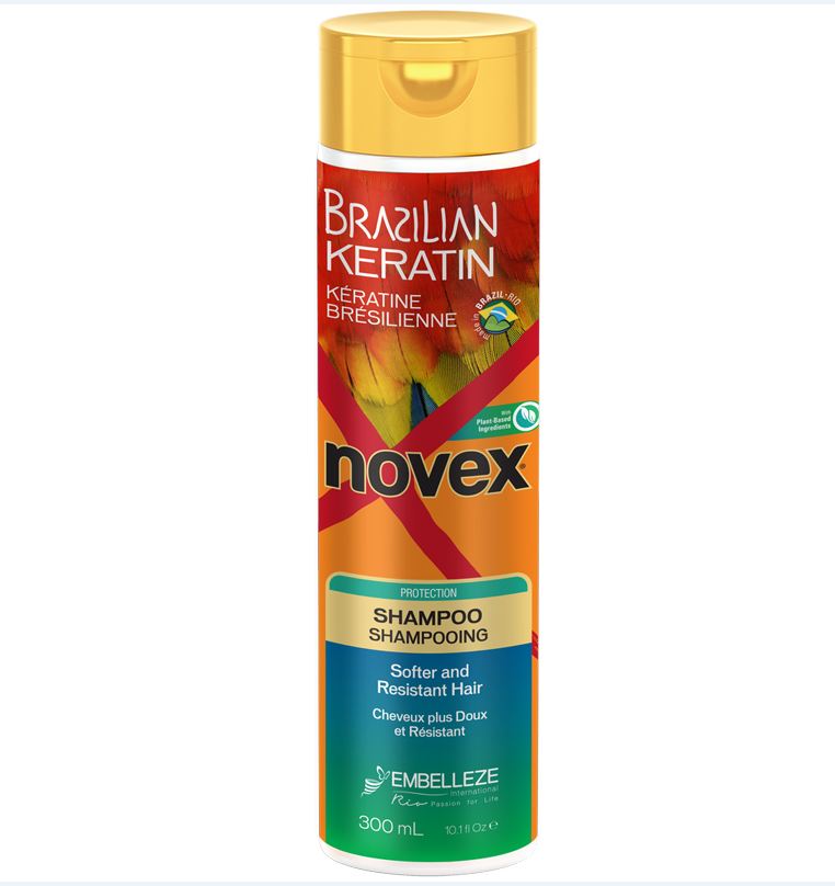 Novex Brazilian Keratin Shampoo posilňujúci šampón na suché a poškodené vlasy 300 ml