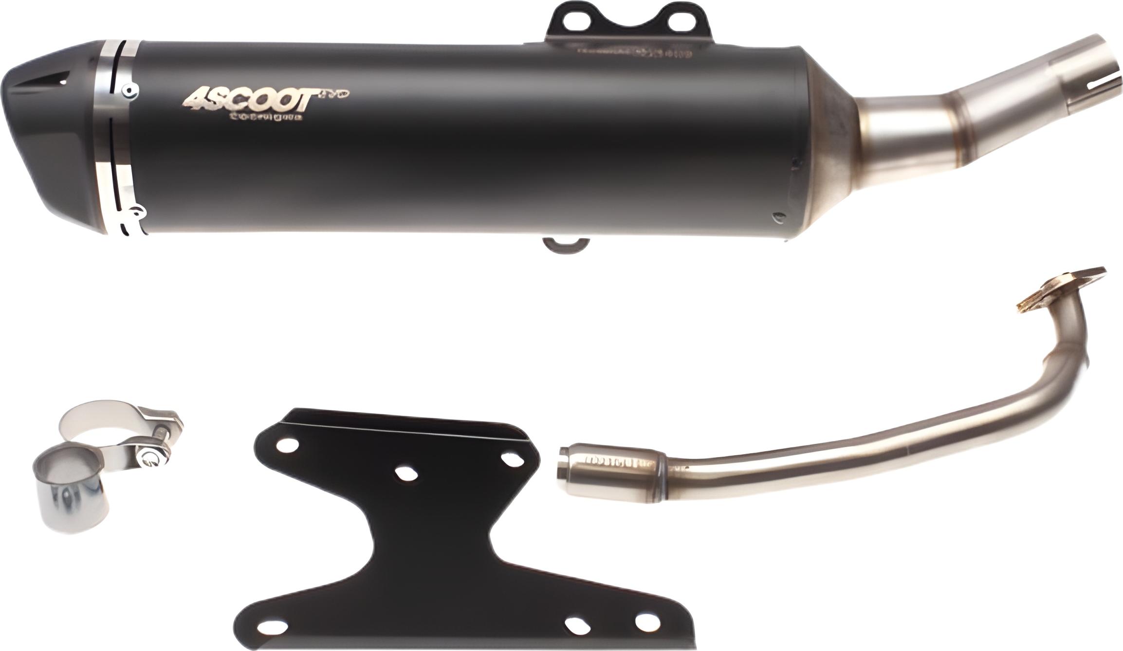 TECNIGAS 4Scoot Evo Schwarz Endtopf 06.39.106.21B