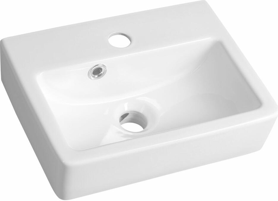 HAK NOAM Keramik-Waschtisch 37,5x28cm, weiss 201.129.0