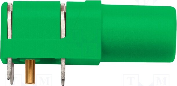 TNE 1x Buchse 1kV -25÷80°C grün vergoldet 24A 4mm Bananen 10m SWEB 8094 AU / GN Bananen _1GH_SWEB8094AU-GN