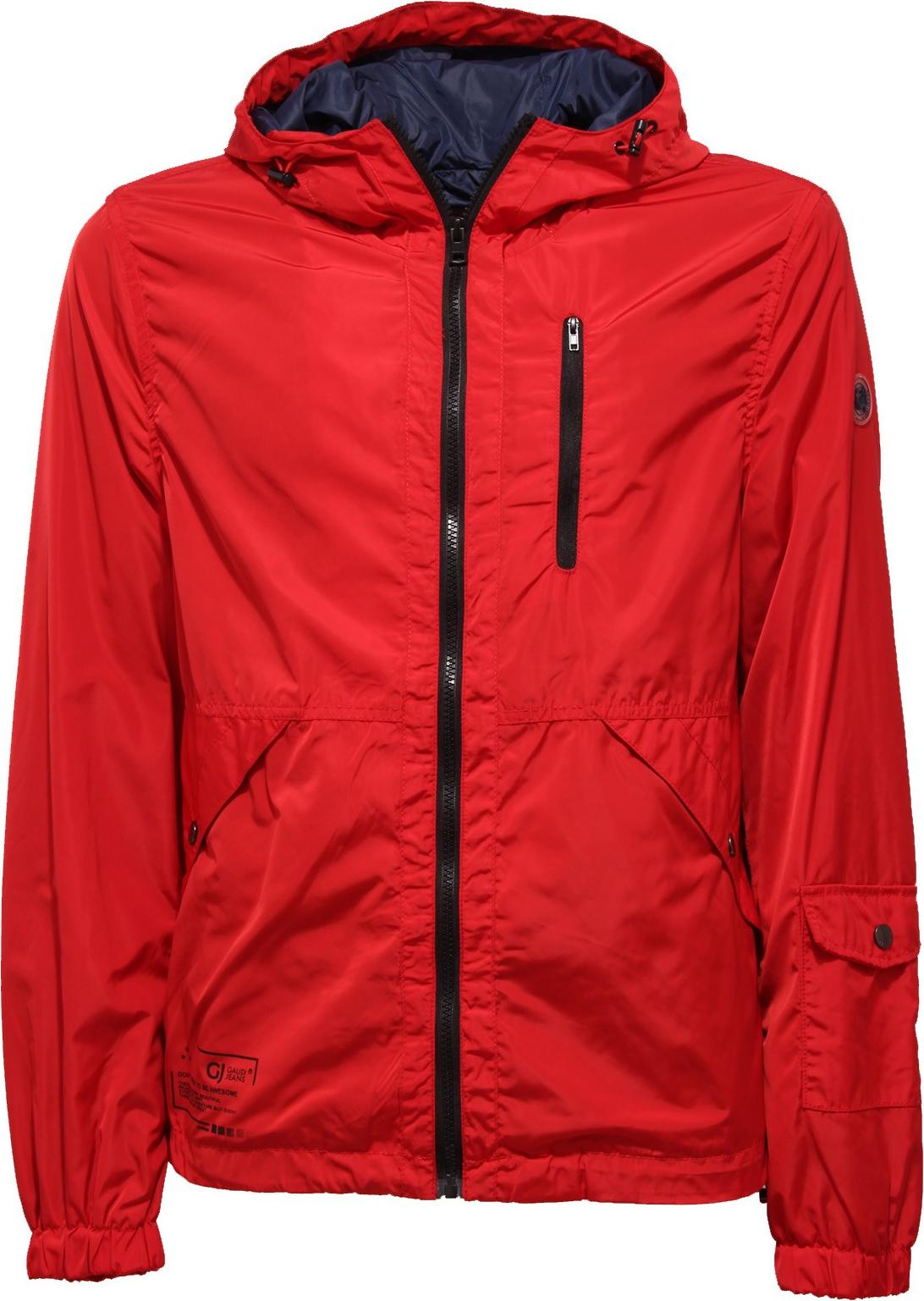 5438J winddichte GAUDI' JEANS rote Jacke Mann