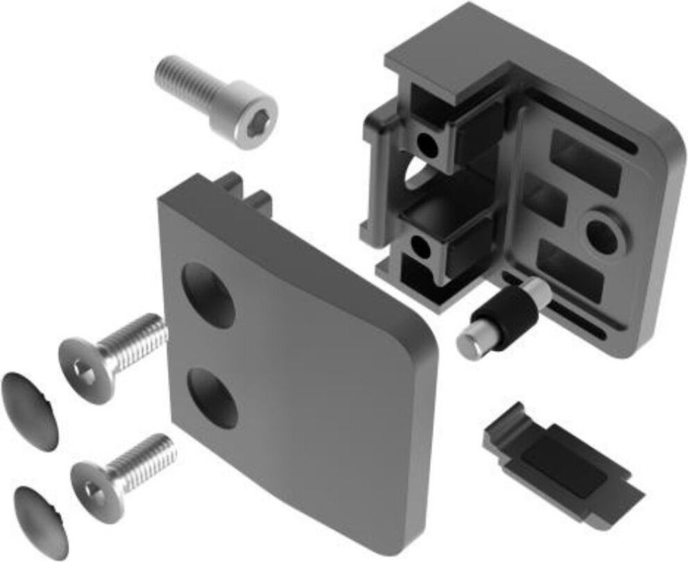 Edelstahl V2A Glashalter / Glasklemme Für Geländer & Treppen - Eckig/halbrund, Rostfrei, Innen/außen