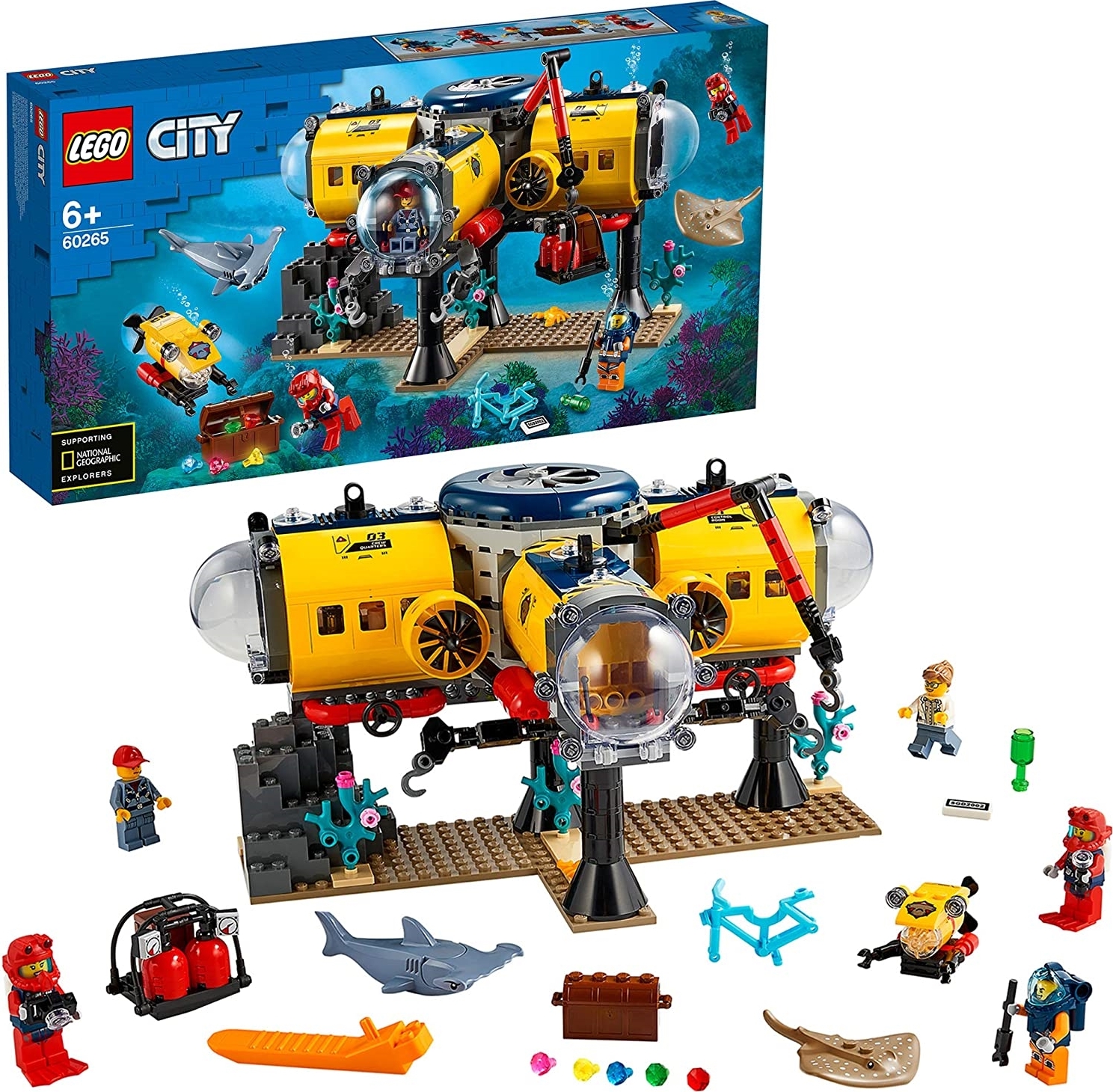 Lego - City - Baza Badaczy Oceanu - 60265 Klocki LEGO