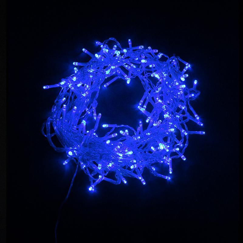 Silamp Vorhanggirlande Stalaktit 180LED IP44 3M mit Timer - BLAU GUI-64587