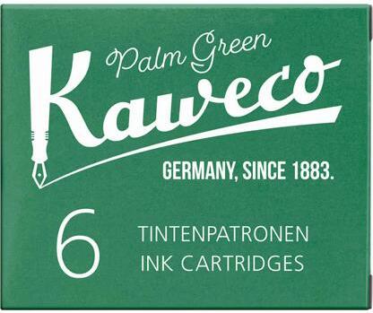 Kaweco - Tintenmuster Kaweco Green | Box ein 6 Stück K2830.06