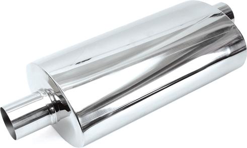 ASP-Eberle Auspuff Sportendtopf Ø 2,5'' = Ø 63mm 36cm Endtopf Jeep CJ V8 Dodge Chevy GM DTM-25103FC