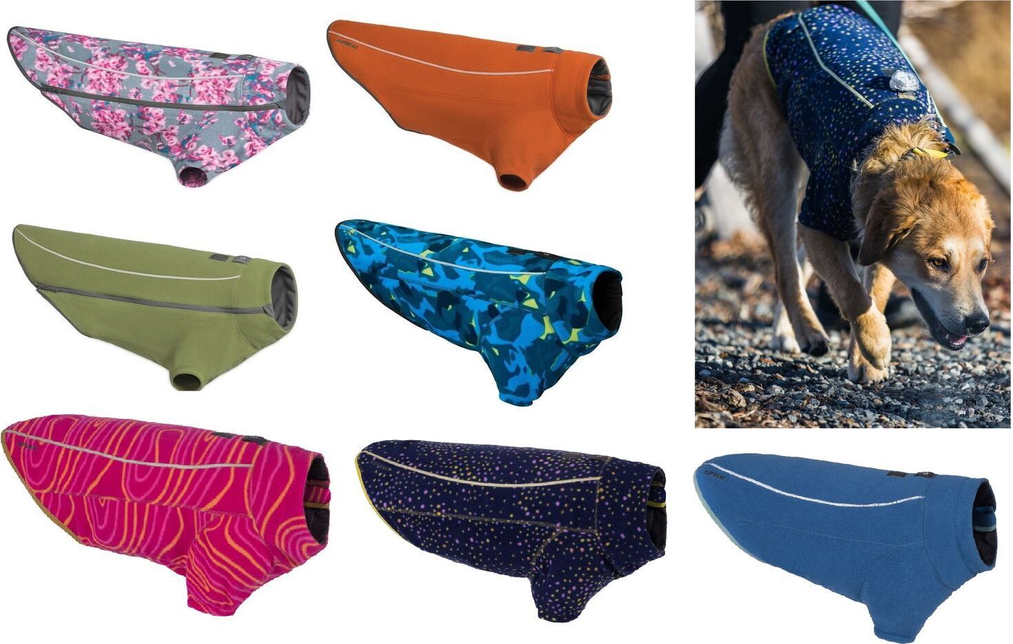 Ruffwear Climate ChangerTM Fleece Jacket, Farbe:Blossom, Größe:XXS 05503-923S2