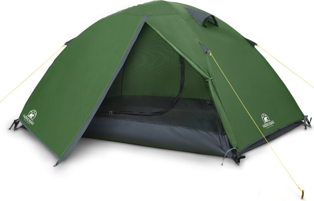 NORDBÄR® Zelt 1-2 Personen Zelt ultraleicht & wasserdicht Z2PG
