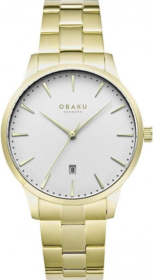 Zlaté pánske/dámske hodinky Obaku-V247XDGISG