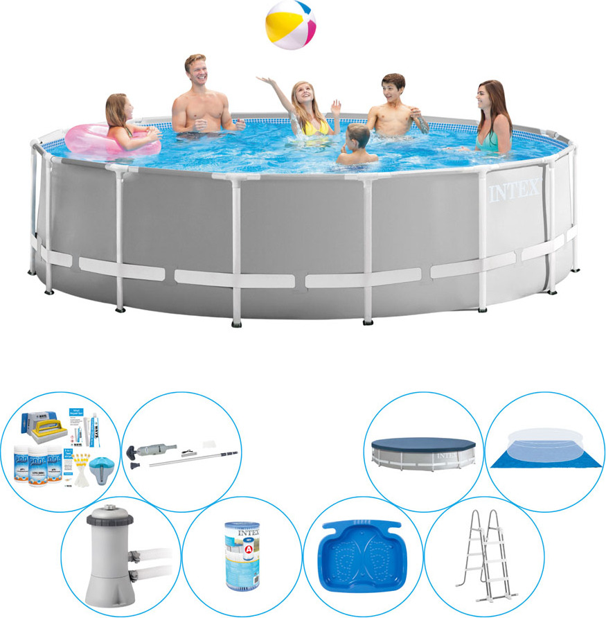 Bazén Super Deal - Intex Prism Frame Rund 457x122 cm