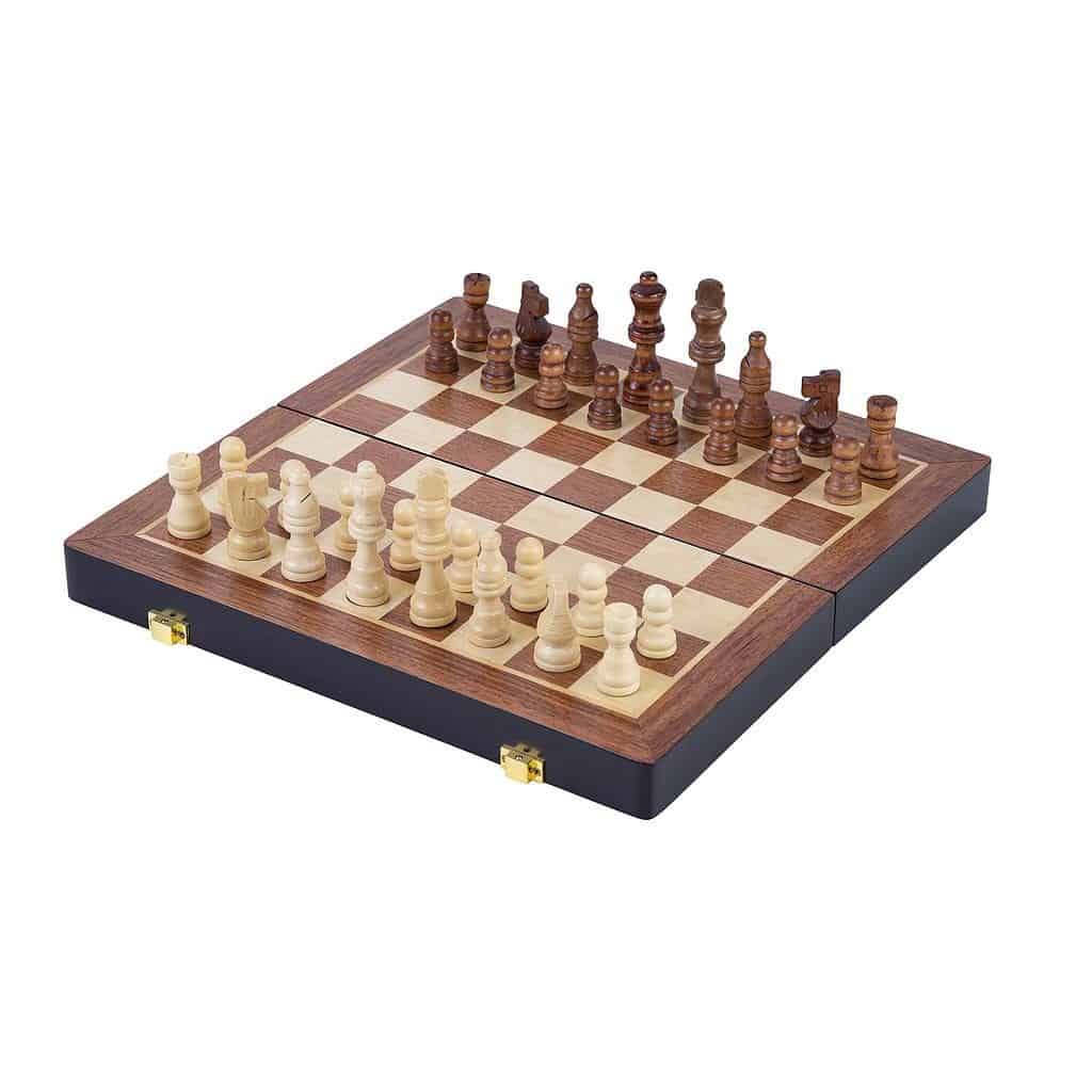 DSJ Schachprüfern 3In1 Schachspiel Schach Travel Chess Set Schach Stück  Schachbrett Internationale Schachstücke/39 * 39Cm