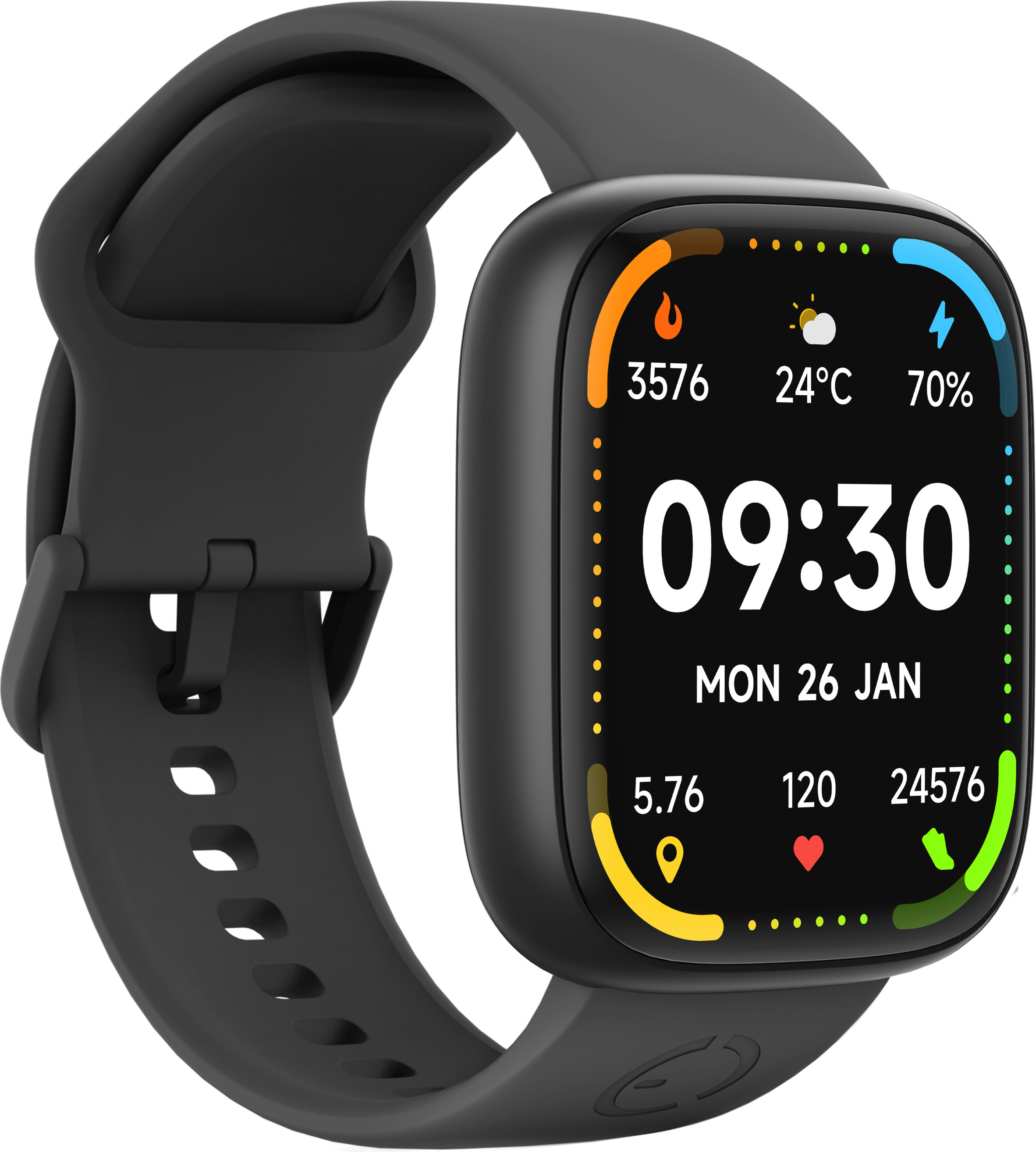 Smartwatch MaxCom Ecowatch 6 Schwarz