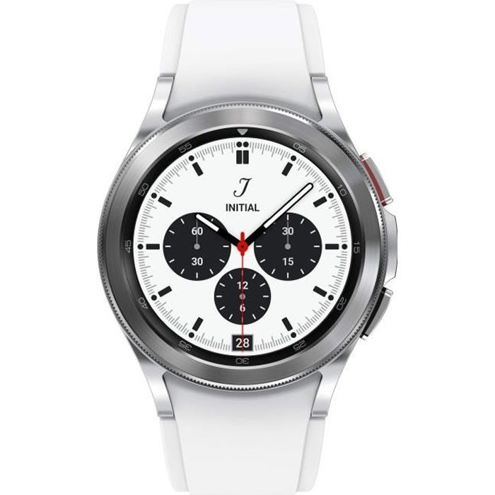 Samsung Galaxy Watch4 Classic 42mm Bluetooth Silber (Silber) R880