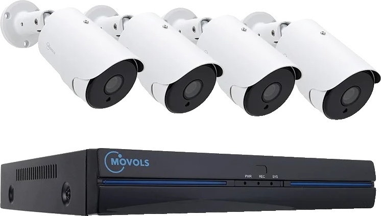 Bezpečnostný kamerový systém POE, obojsmerný zvuk, video dohľad H265, 8CH 5MP a 4 IR kamery, žiadne