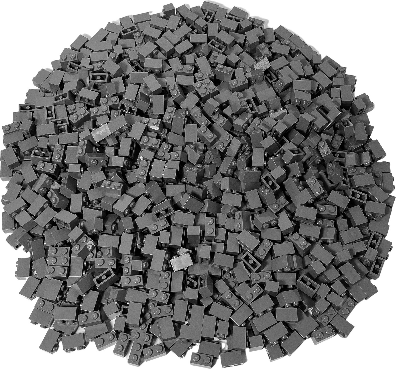 LEGO® 1x2 kocky Vysoké kocky Tmavo šedá - 3004 NEW! Množstvo 500x
