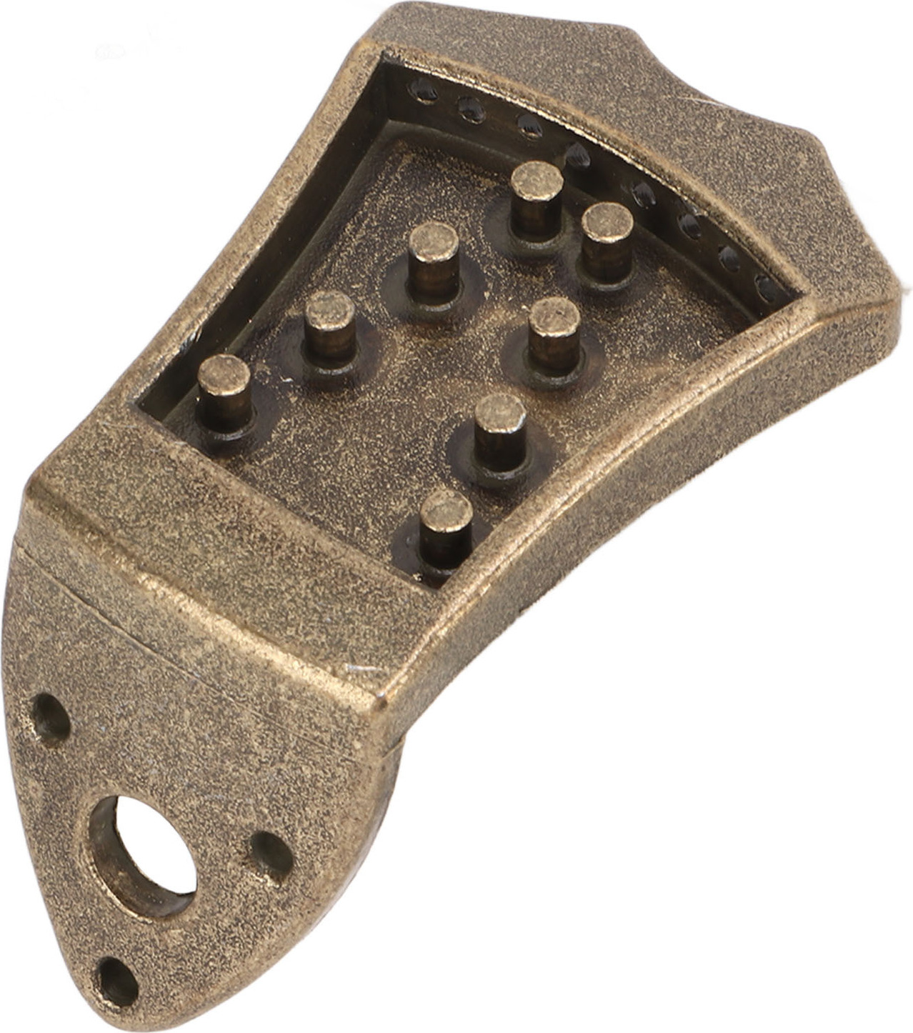 Cocosity Mandolinensaitenhalter,Mandolinensaitenhalter Ersatz,Mandolinensaitenhalter Teil,Metall Mandolinensaitenhalter,Mandolinensaitenhalter Brücke,Mandolinenzubehör
