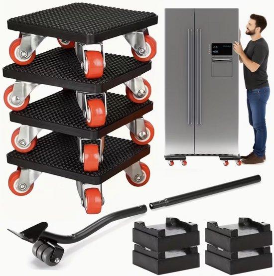 OEM 9-teiliges Möbeltransportset – 360° Rädern, Hebe- und Transportwerkzeug, Max. 362,87 kg 2026