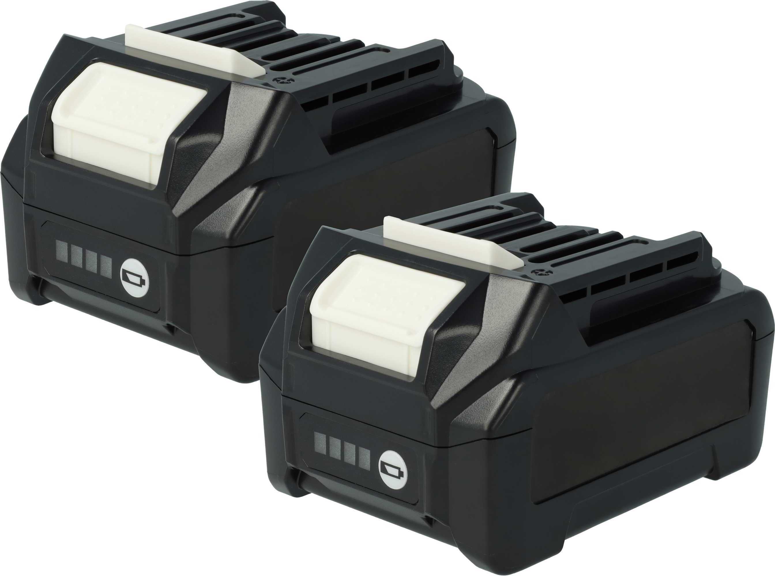 vhbw 2x Akku kompatibel mit Makita DEAML007G, DEBML005G, DEAML009G, DEBML009G, DEAML006G, DEBML006G, DEAML005G Werkzeug (2500 mAh, Li-Ion, 40 V) 181276223-3