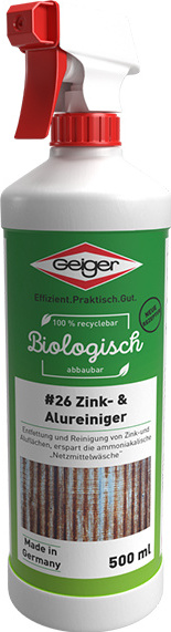 Geiger Nr.26 Zink- & Alureiniger