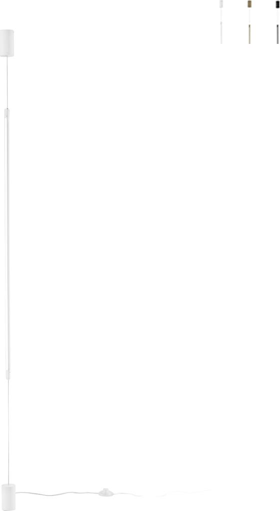 LUCE ambiente Design Stehlampe mit verstellbarem LED-Pendelleuchter Gravity - Weiß