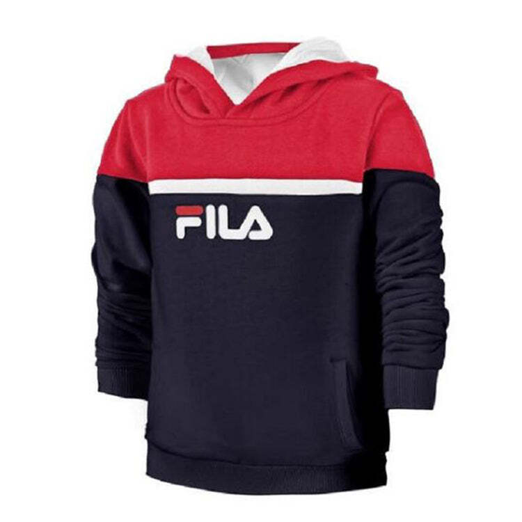 Fila Kapuzenpullover Junior Blau Rot